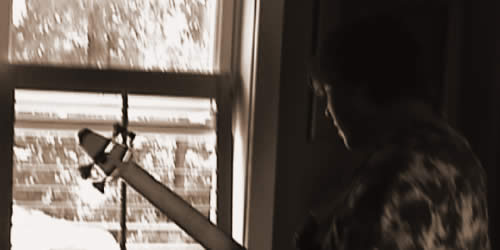 bob at window