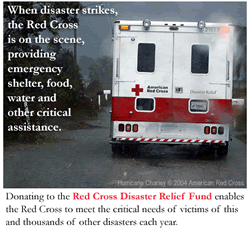 american red cross. donate now.