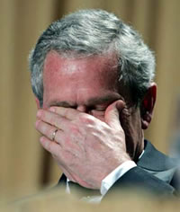 Colbert roasts President Bush AP Photo