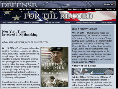 pentagon propaganda