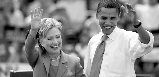 clinton obama